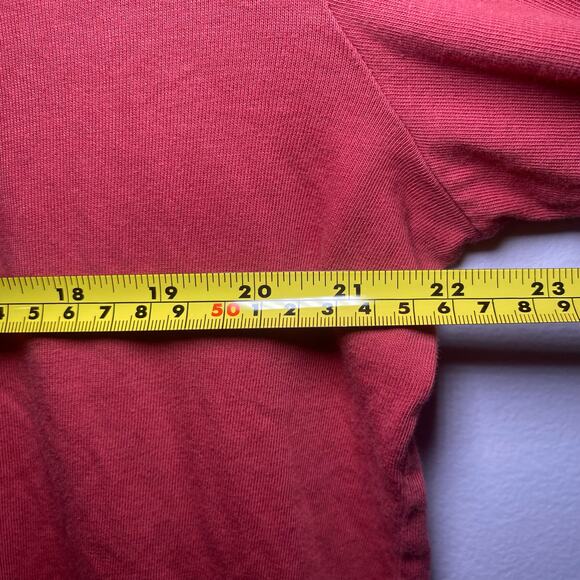 Life Is Good Men's size Medium Red Happy Pawlidays Dog Long Sleeve T-Shirt - Picture 8 of 8